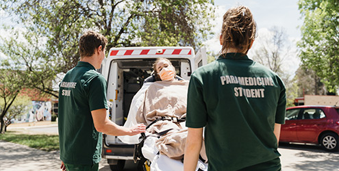 Paramedicine student
