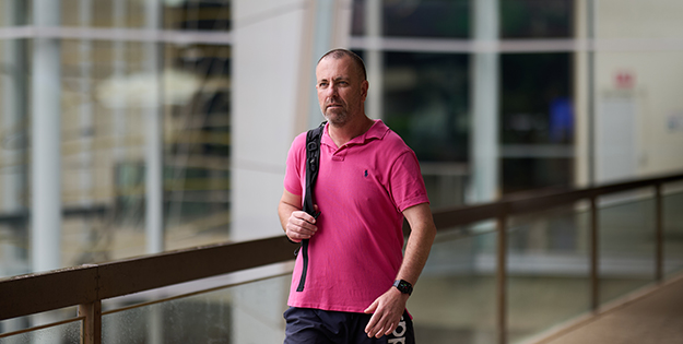 Andrew Murray walking