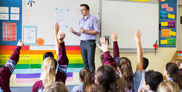 Classroom and teacher