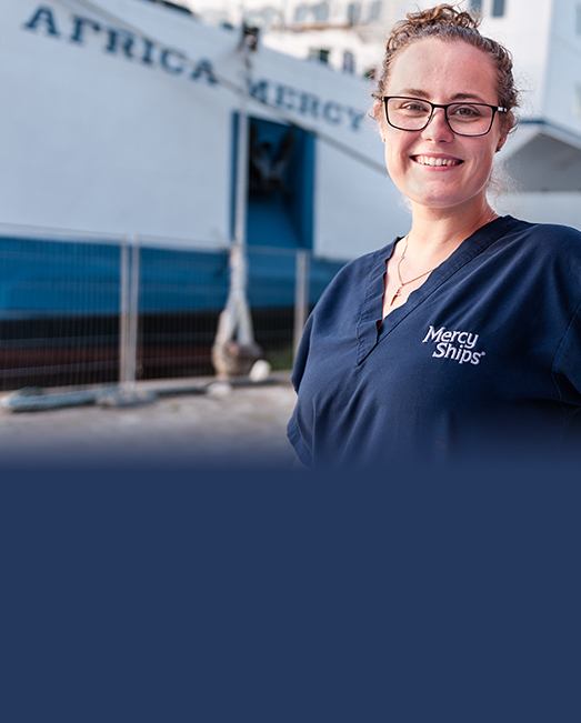 Ready to board hospital ship