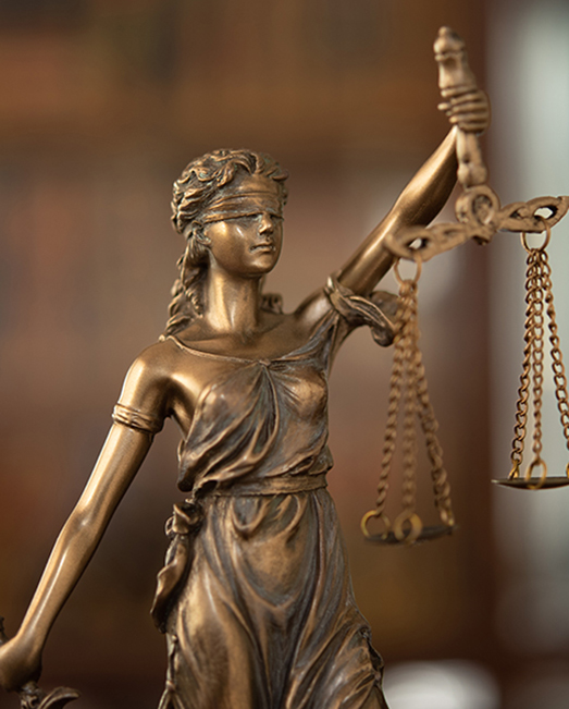 Goddess of justice statue