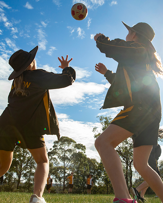 Children playing sport