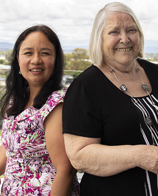 Risa Rosello and Suzanna Free