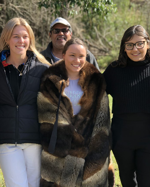 Georgia Durmush and Indigenous students