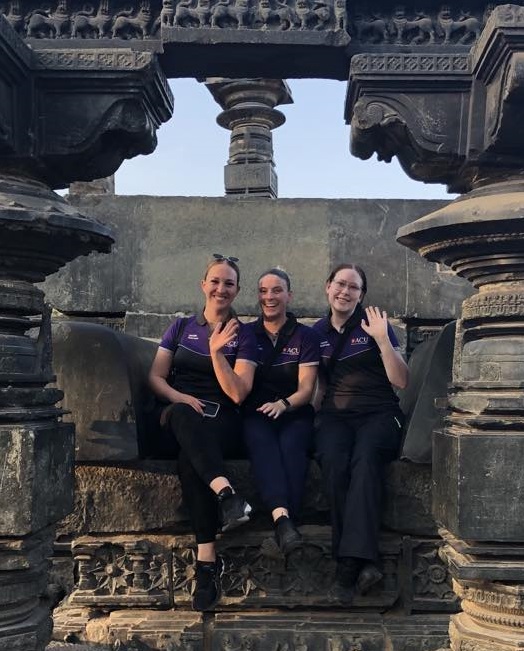 ACU students in India