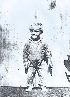 Three-year-old John Foster