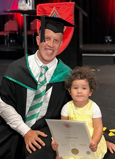 David with daughter Alegra