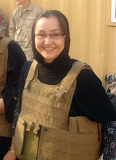 Dr Sabera Turkmani in Afghanistan