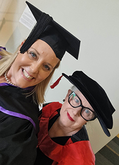 Katie Wilson and Dr Tracey Sanders