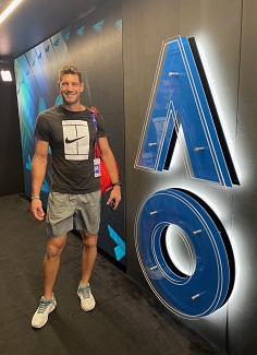 Alan at the Australian Open