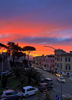 Sunset from the ACU Rome Campus