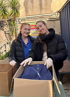 Volunteering in Rome.