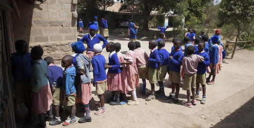 Kenyan school children