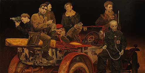 Spain 1937 （2012）Oil on canvas 220 x 300cm