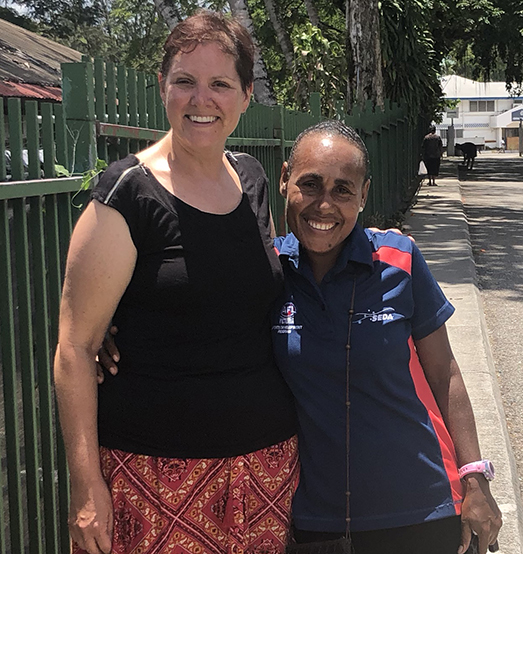 Mellita and Esther tile