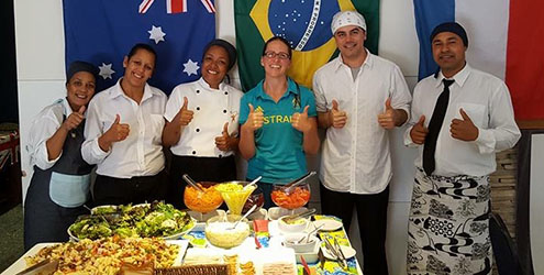 Bronwen at Rio Olympics in 2016