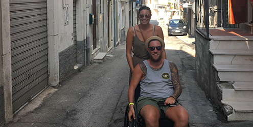 Joel and Elisa on tour