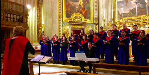 2016 ACU Choir Rome  Chiesa di Sant' Ignazio di Loyola