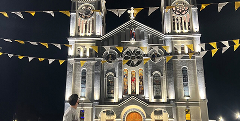 Baguio Cathedral of Our Lady of Atonement in the Phillipines