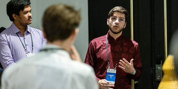 Angelo mentors NCP scholars.