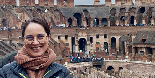 Liz Esccober in Rome
