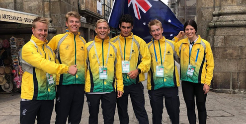 Sascha representing Australia