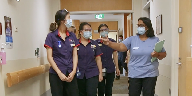 Sharmalie and ACU students