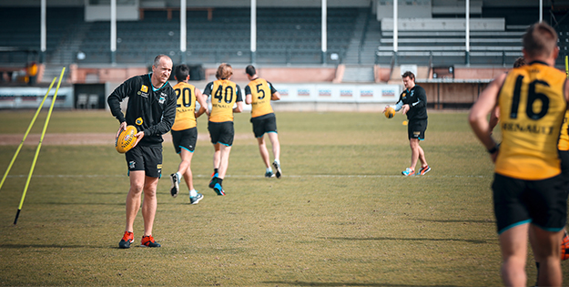 Players on the field