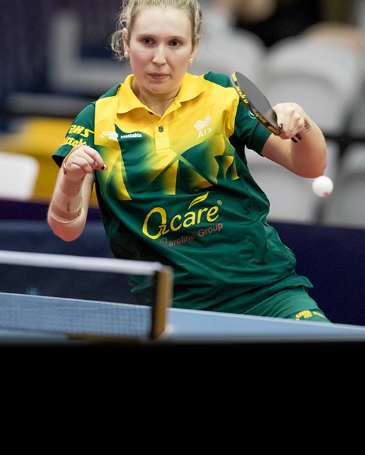 Milly Tapper ACU Olympics table tennis