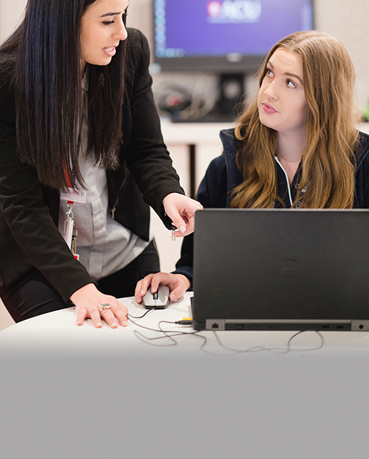 Student talk to admin